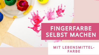 Fingerfarbe selbst machen