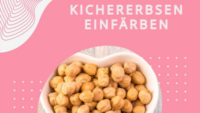 Kichererbsen einfärben