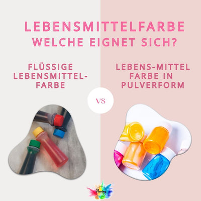 Welche Lebensmittelfarbe eignet sich zum Backen?