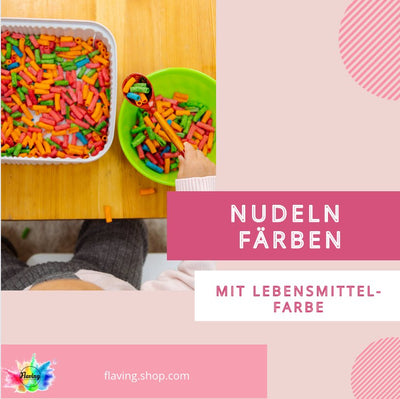 Nudeln färben